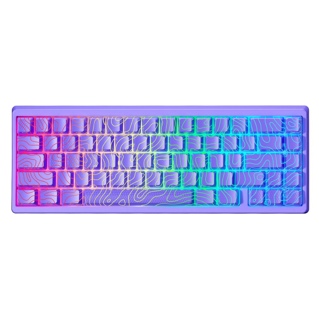 XVX M67 JadeStone Interstellar Black Tri-Mode RGB Mechanical Keyboard