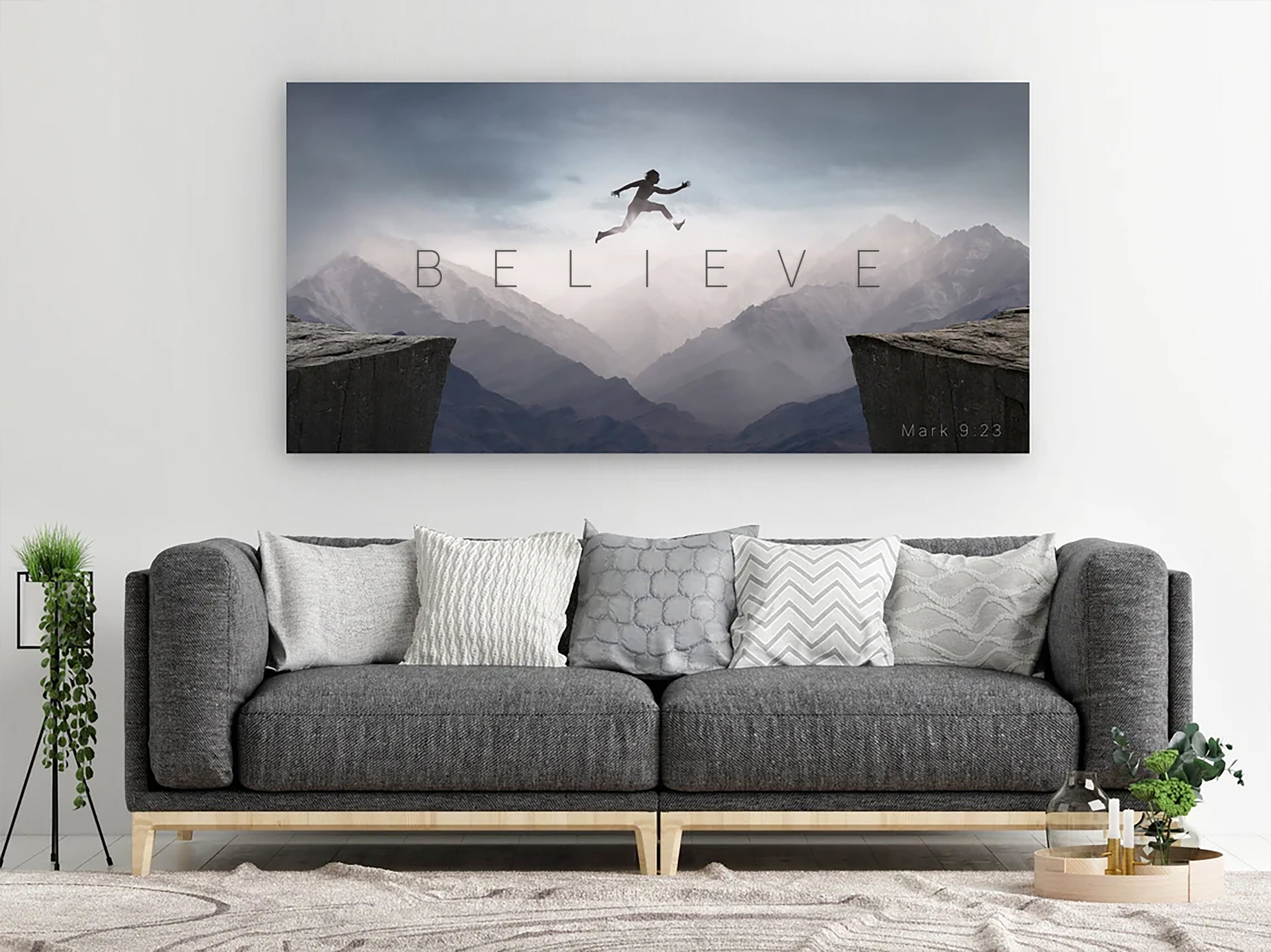 Believe - Motivational Canvas Art
