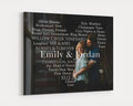 Custom Word Cloud Heart Photo: Personalized Photo Art